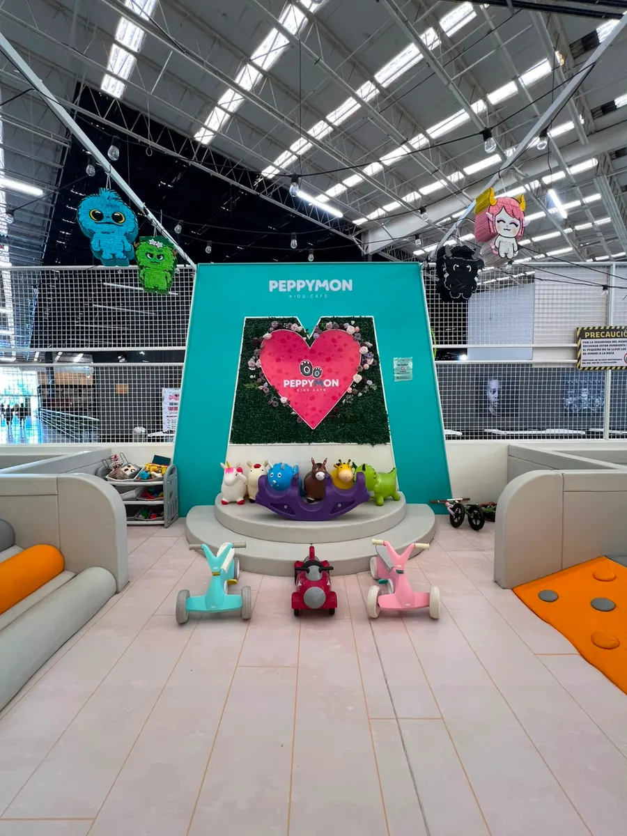 Zona infantil para bebés en Peppymon Querétaro
