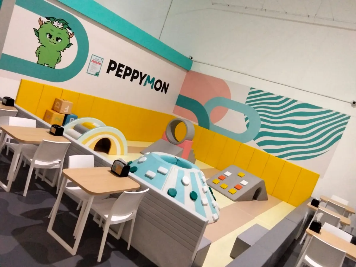 Zona de juegos suaves para bebés en Peppymon San Luis Potosí